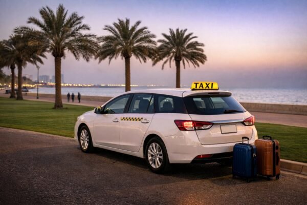 تاكسي عائلي واسع قرب الساحل في السالمية