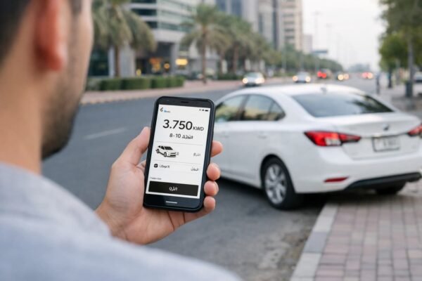 تاكسي أوبر الكويت تقدير رحلة قبل الطلب