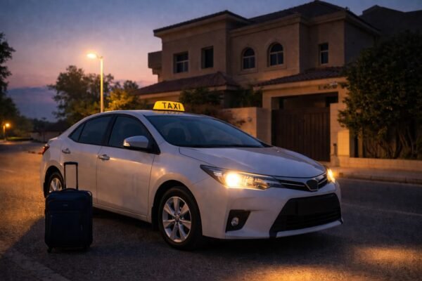 تاكسي النزهة بالكويت مشوار مطار منظم في الصباح