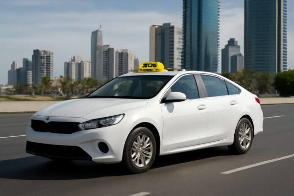 تاكسي حديث في شوارع الكويت